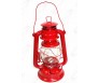 Red Hurricane Lantern Hanging Emergency Camping Kerosene Oil Lamp Light